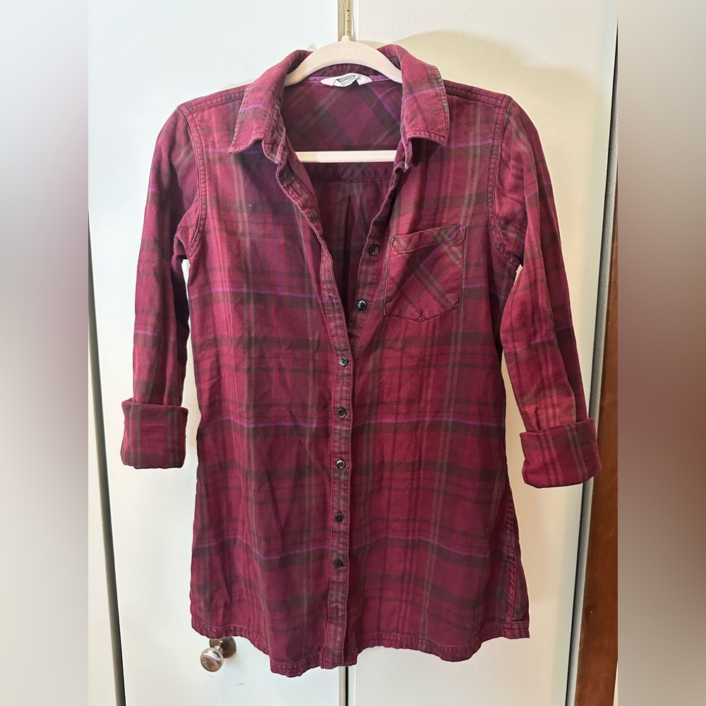 Maroon Plaid Shirt, Mountain Khakis